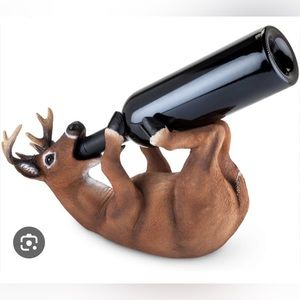 Tipsy Reindeer Wine Bottle Holder